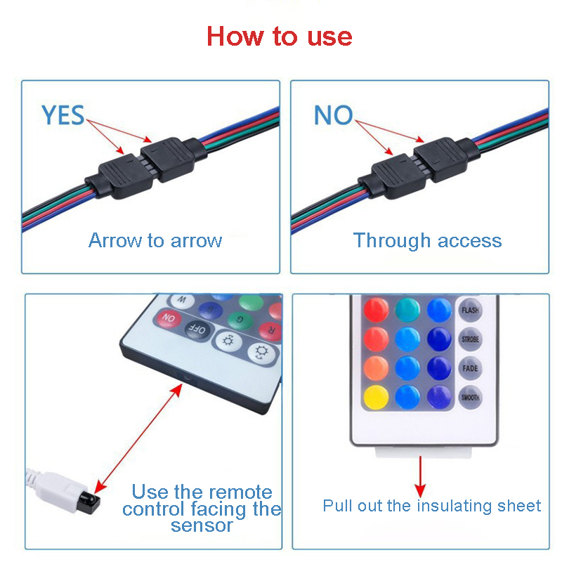 DC12V 16.5ft/5m RGB WiFi Smart Control Flexible LED Strip Light Kit, 30LEDs/M, Work With Alexa & Google Assitant DC12V 16.5ft/5m RGB WiFi Smart Control Flexible LED Strip Light Kit, 30LEDs/M, Work With Alexa & Google Assitant
